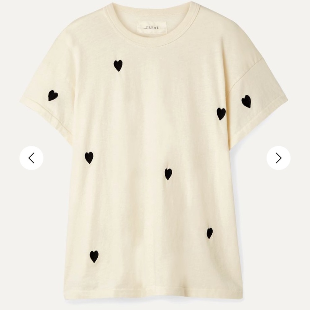 In search of a heart tee! Any color
